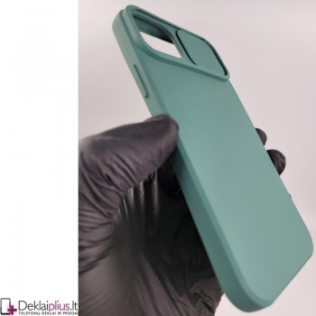 Švelnus guminis dėklas su kameros apsauga - žalias (Apple Iphone 14 Plus) Švelnus guminis dėklas su kameros apsauga - žalias (Apple Iphone 14 Plus)